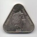 Cook Islands, 2 Dollars, 2010